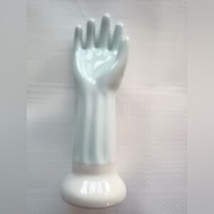 Fishs Eddy Miniature Hands 6", Right Hands  Ceramic Ring Holder